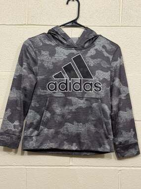 adidas Boys Active Sport Athletic Pullover Hooded Sweatshirt Sweatshirt 8